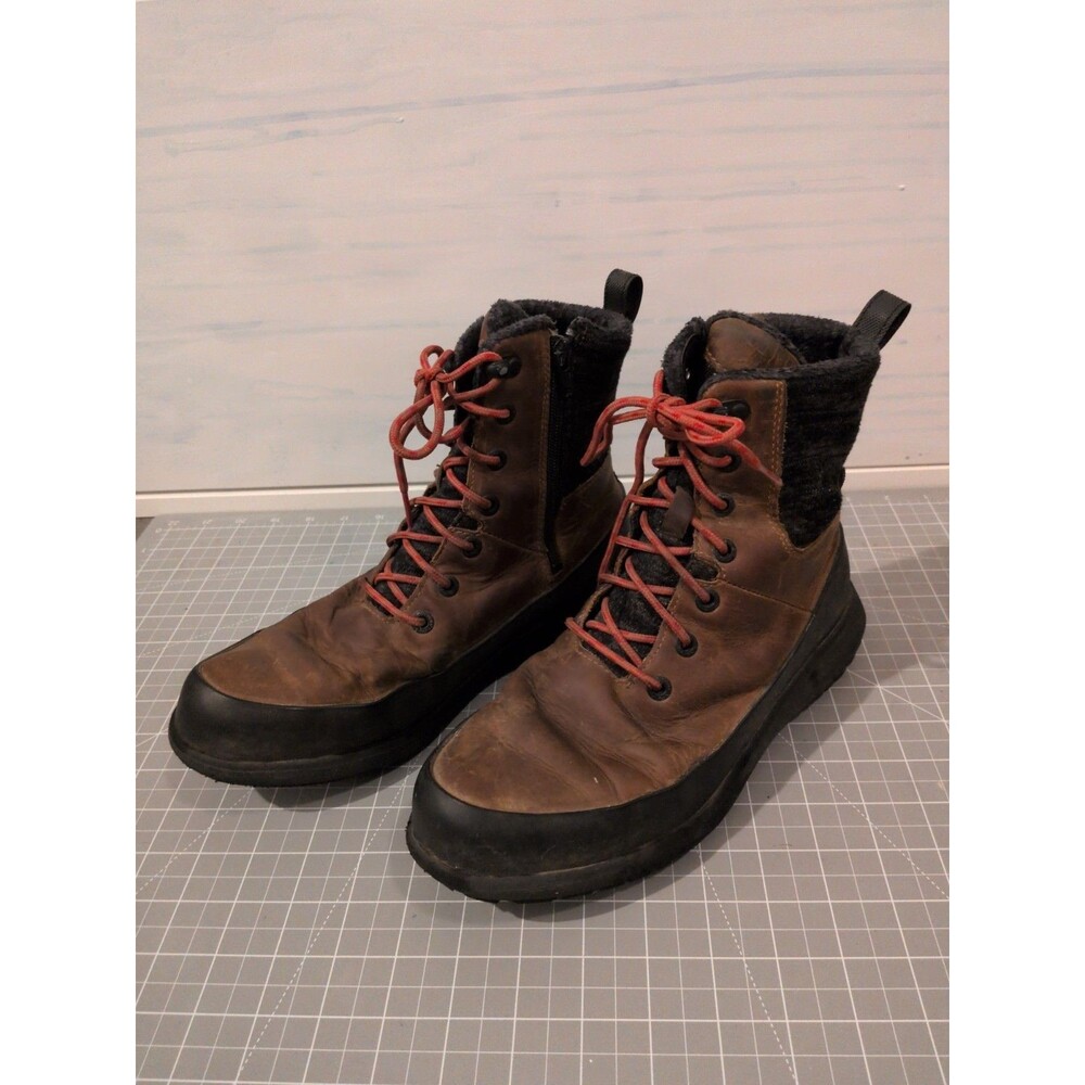 Bogs Womens's Dark Brown Arcada Urban Lace Up Boots US 9 Waterproof